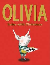 Olivia helps with Christmas